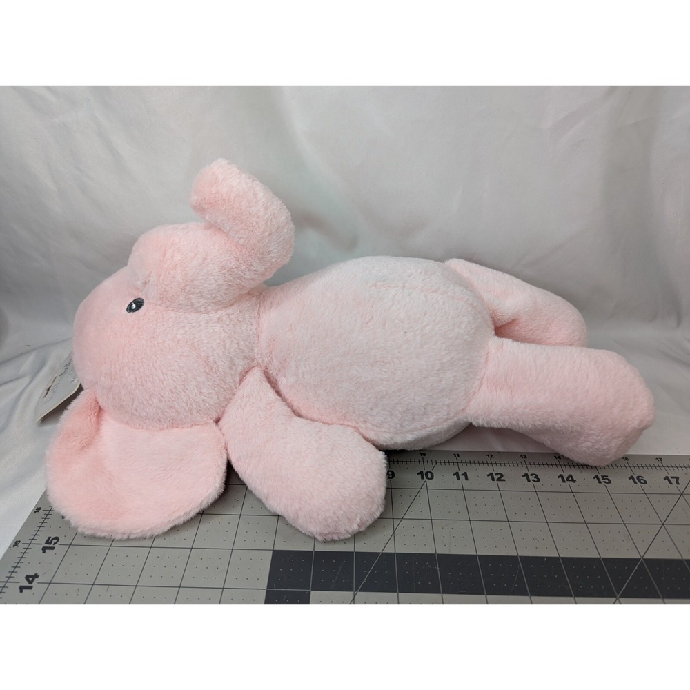 Kellytoy Pink Elephant Rattle Plush Crinkle 16 Inch Stuffed Animal Toy - Picture 6 of 6